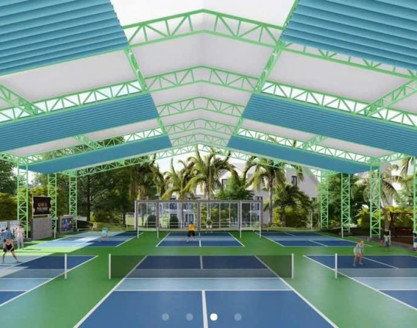 CHI PHÍ MÁI CHE SÂN PICKLEBALL HOÀNG ANH