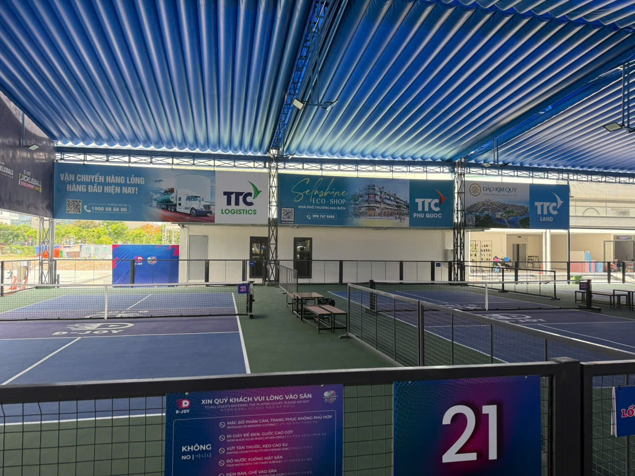 BẢNG QUẢNG CÁO SÂN PICKLEBALL
