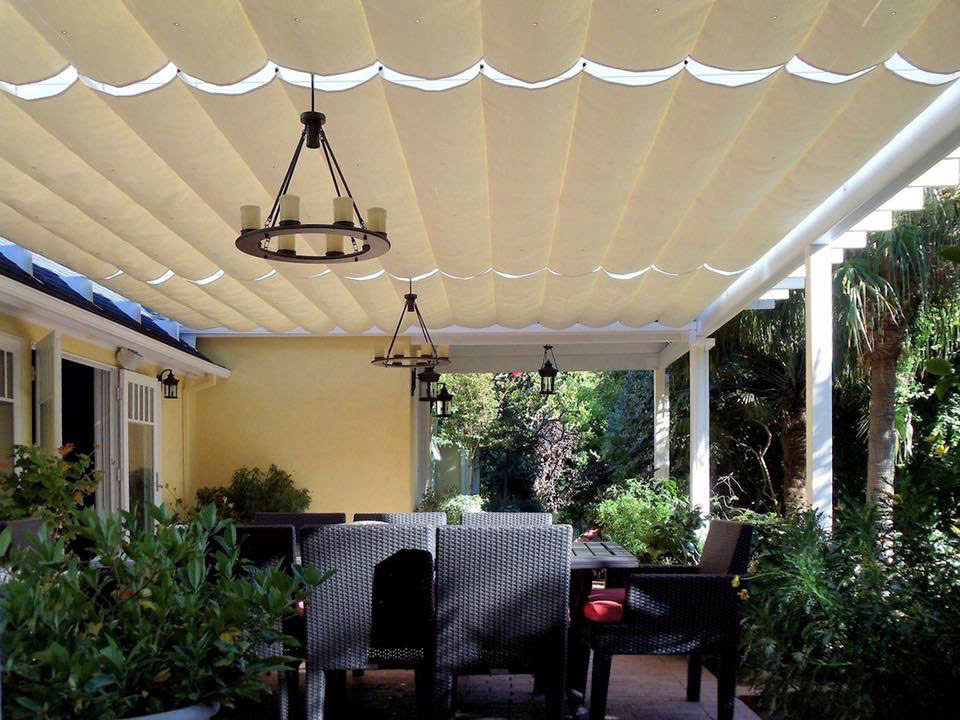 Mái bạt xếp Nhà hàng, Cafe