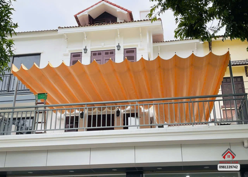 Thi Công Mái Bạt Xếp Nhà Ở